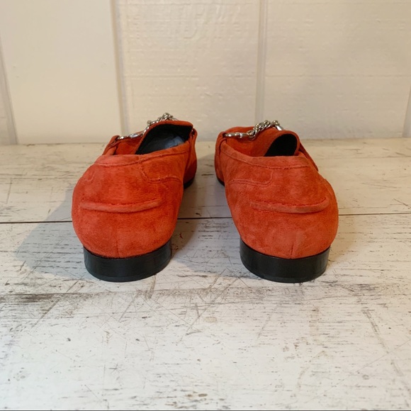 🤩Host Pick Rag & Bone Red Suede Loafers size 38.5 - Picture 3 of 7